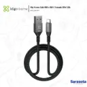 Klip Xtreme Cable USB a USB-C Trenzado 3 pies (KAC-050-3FT)