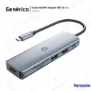 Genérico Hub USB-C Adaptador USB-C (6 en 1)