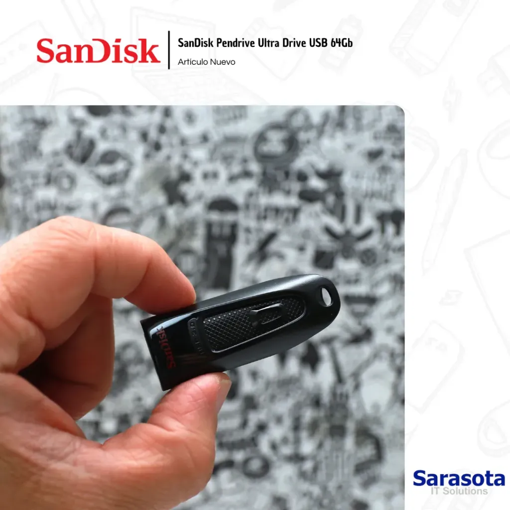 [OUT134] Outlet SanDisk Pendrive Ultra Drive USB 64Gb