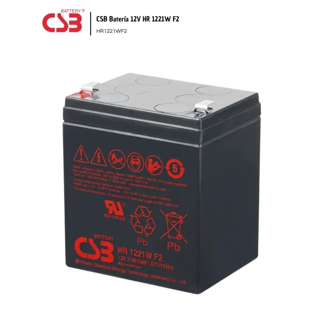 [CSB002] CSB Batería 12V HR 1221W F2