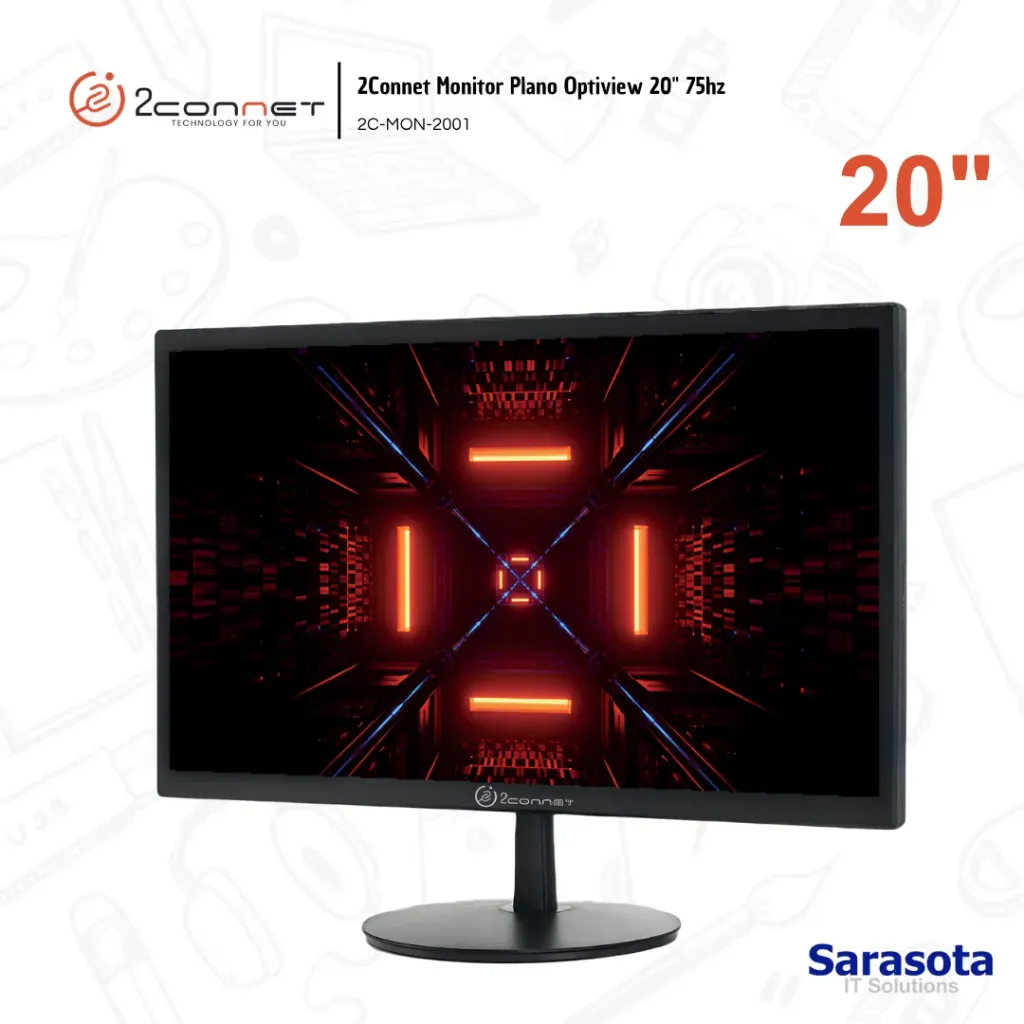 2Connet Monitor Plano Optiview 20" 75hz (2C-MON-2001)