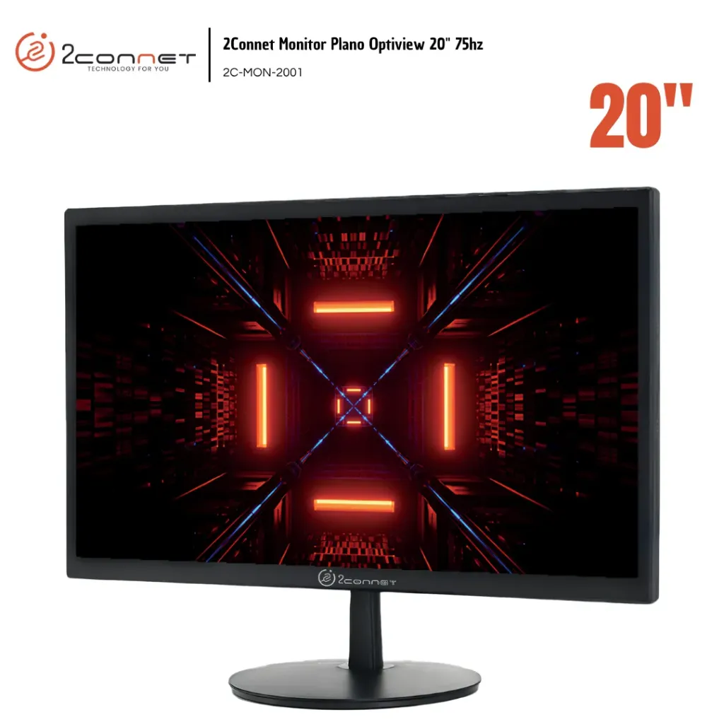 [2CO028] 2Connet Monitor Plano Optiview 20" 75hz (2C-MON-2001)