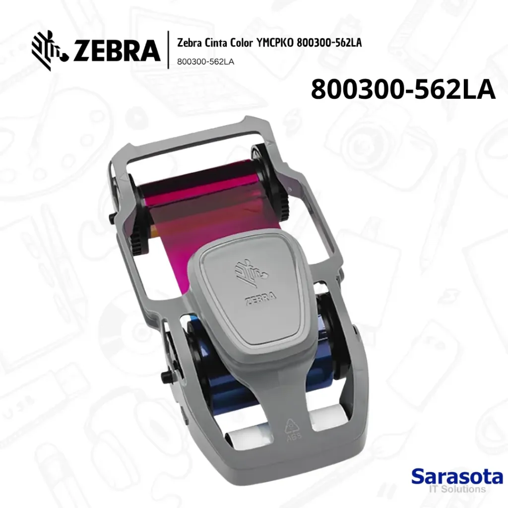 Zebra Cinta Color YMCPKO 800300-562LA