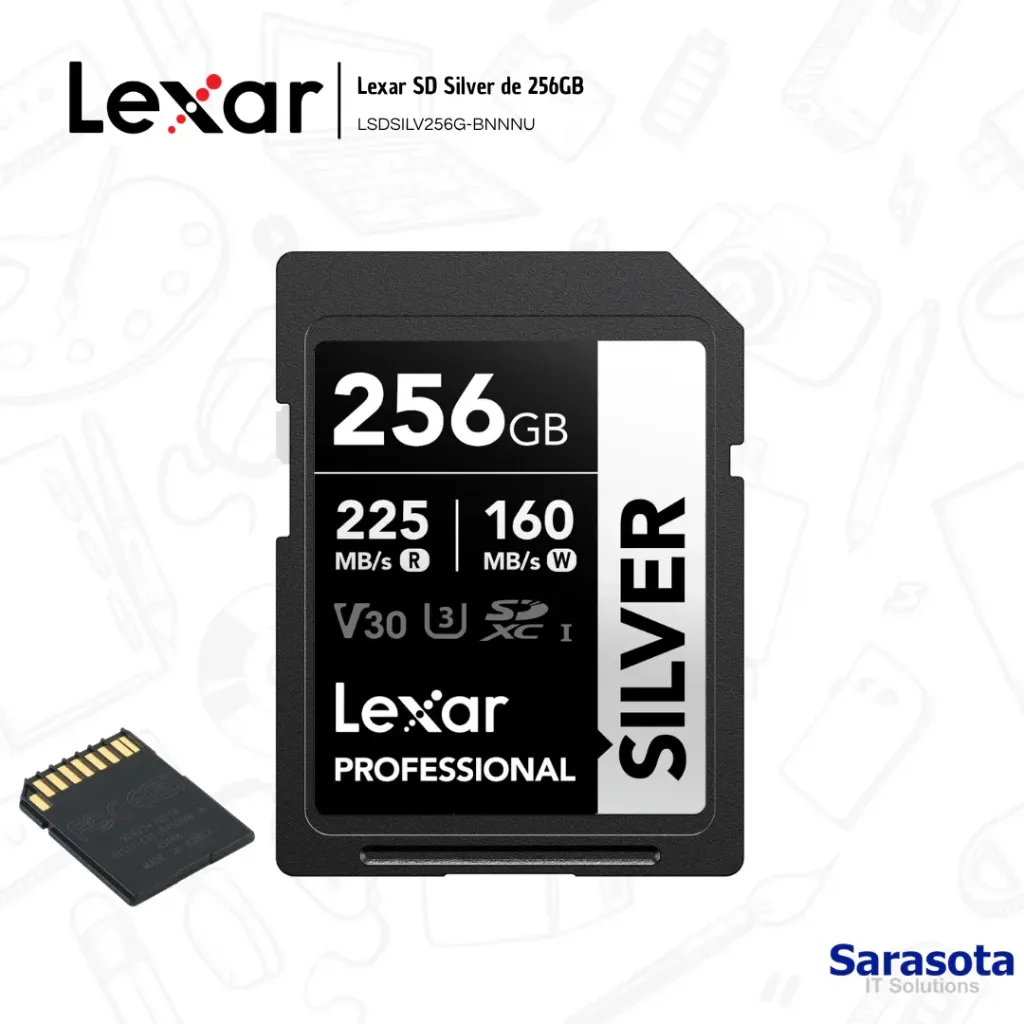 [LEX004] Lexar SD Silver de 256GB UHS-I