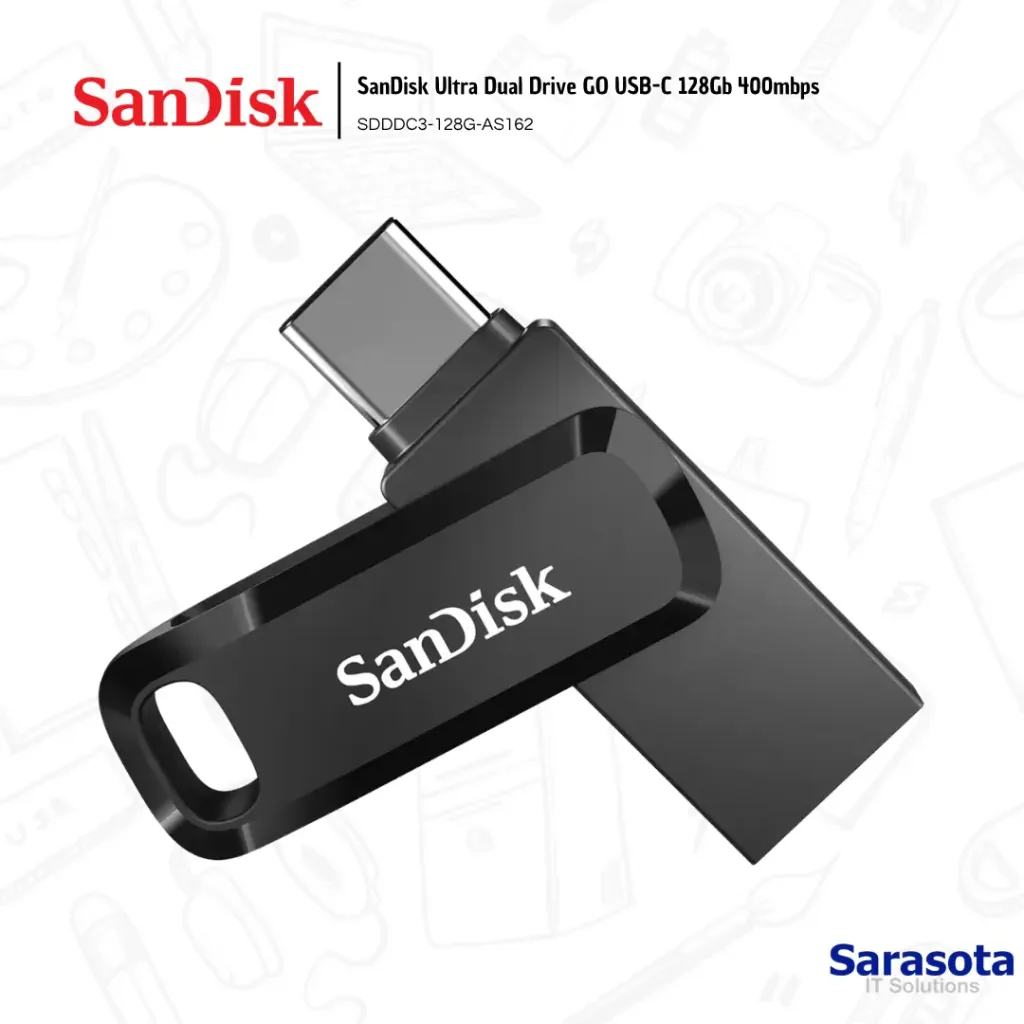 SanDisk Pendrive Ultra Drive Dual Go USB 128Gb