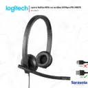 Logitech Audífono H570e con micrófono USB Negro (981-000574)