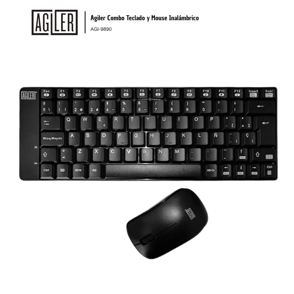 [AGI008] Agiler Combo Teclado y Mouse Inalámbrico (AGI-9890)