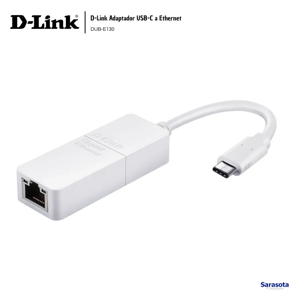 D-Link Adaptador USB-C a Ethernet (DUB-E130)