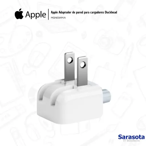 [APP001] Apple Adaptador de pared para cargadores Duckhead A1555 