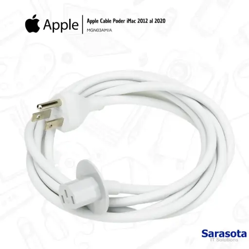 [APP007] Apple Cable Poder iMac 2012 al 2020