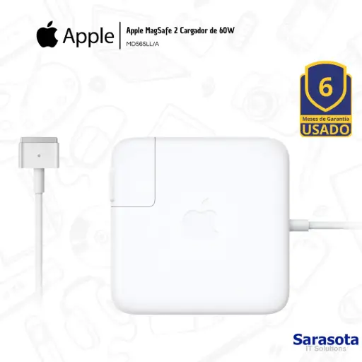 [APP014] Apple Cargador MagSafe 2 60W MD565LL/A Usado
