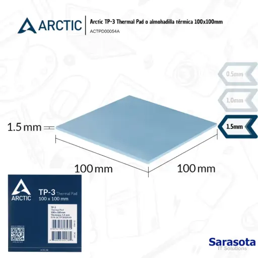 [ARC012] Arctic Thermal Pad TP-3 100mm x 100mm x 1.5mm