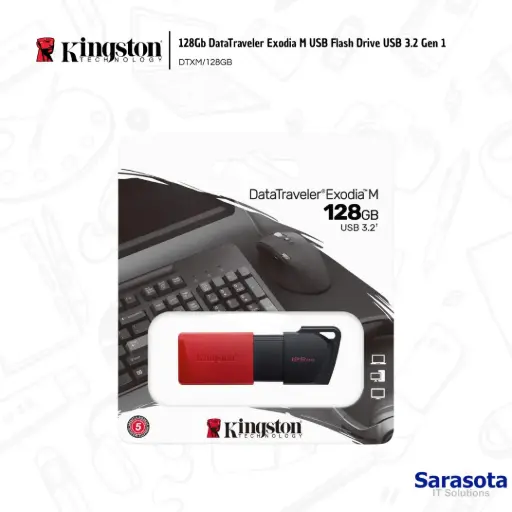 [KIN002] Kingston Pendrive 128Gb DataTraveler Exodia