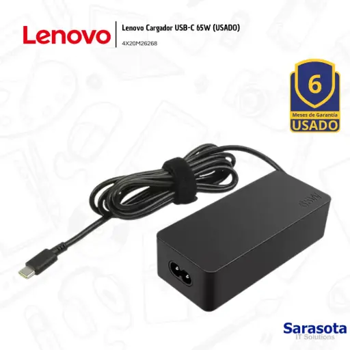 [LEN003] Lenovo Cargador 65W USB-C Usado