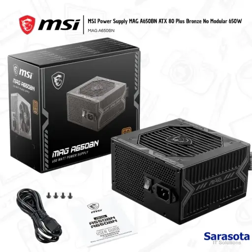 [MSI014] Msi Power Supply Mag A650BN 650W