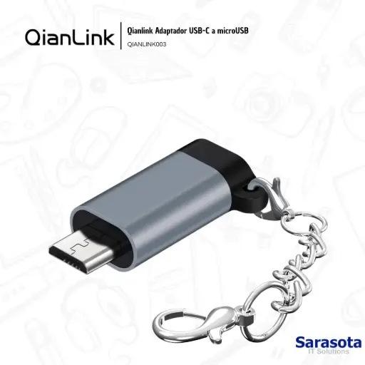 [QIA004] Qianlink Adaptador USB-C a microUSB