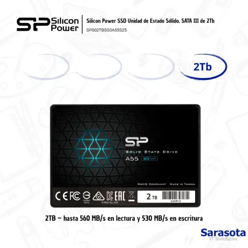 [SIL012] Silicon Power SSD SATA III A55 2Tb