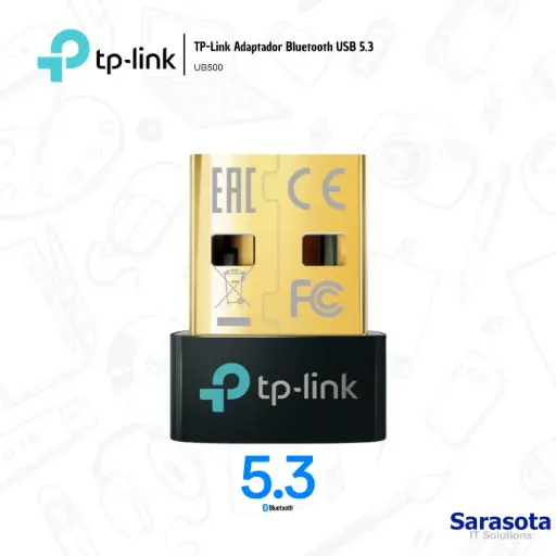 [TPL002] TP-Link Adaptador Bluetooth USB 5.3 UB500