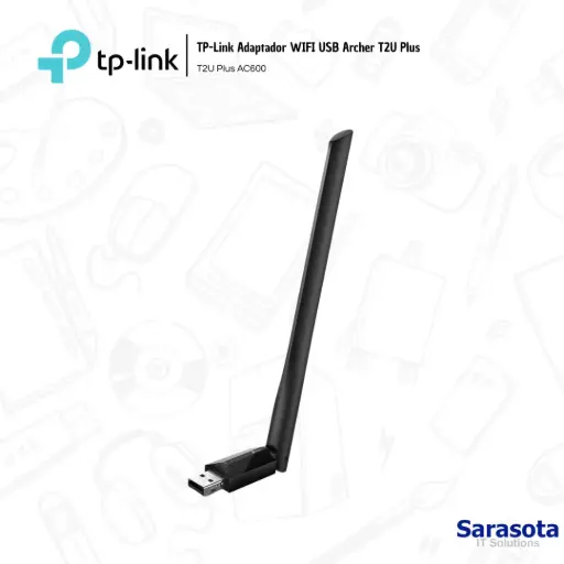 [TPL007] TP-Link Adaptador WIFI USB Archer T2U Plus