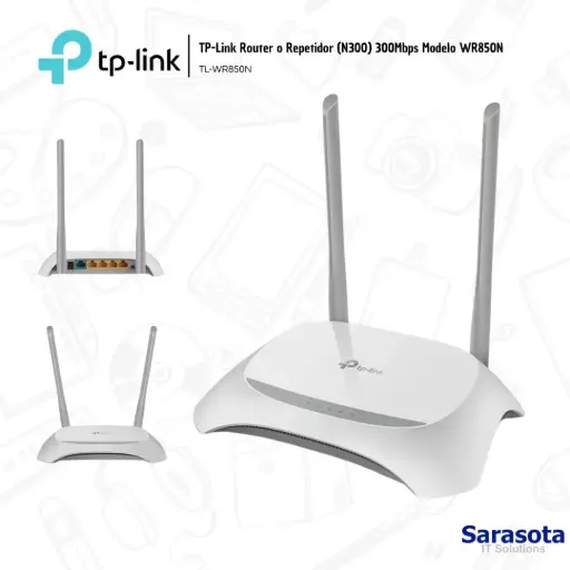 [TPL019] TP-Link Router N300 300mbps WR850N 