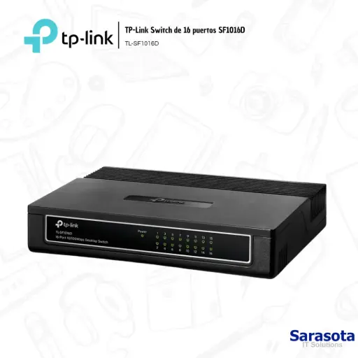 [TPL020] TP-Link Switch 16 Puertos TL SF1016D