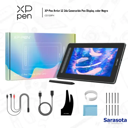 [XPP001] XP-Pen Artist 12 2da Gen Negro