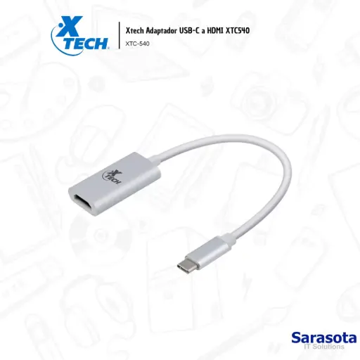 [XTE001] Xtech Adaptador USB-C a HDMI XTC540