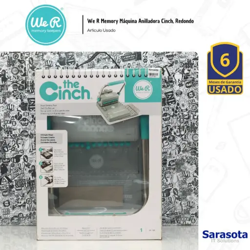 [OUT001] Outlet We R Memory Máquina Anilladora Cinch, Redondo 